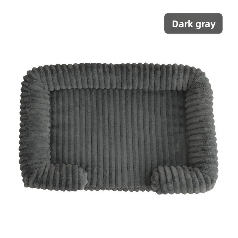 Calming Dog Bed Orthopedic Memory Foam Sofa Couch Waterproof Removable Cover Plush Mat for Small, Medium, and Large Dogs