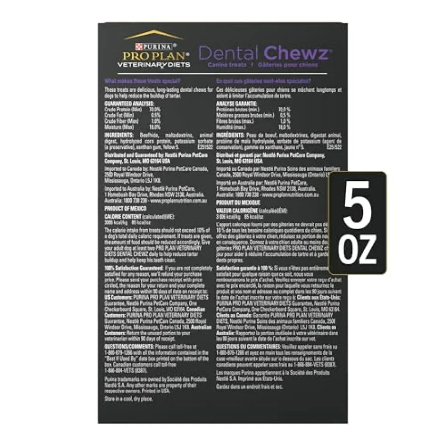 Purina Dental Chewz Dog Treats - 5 oz. Box