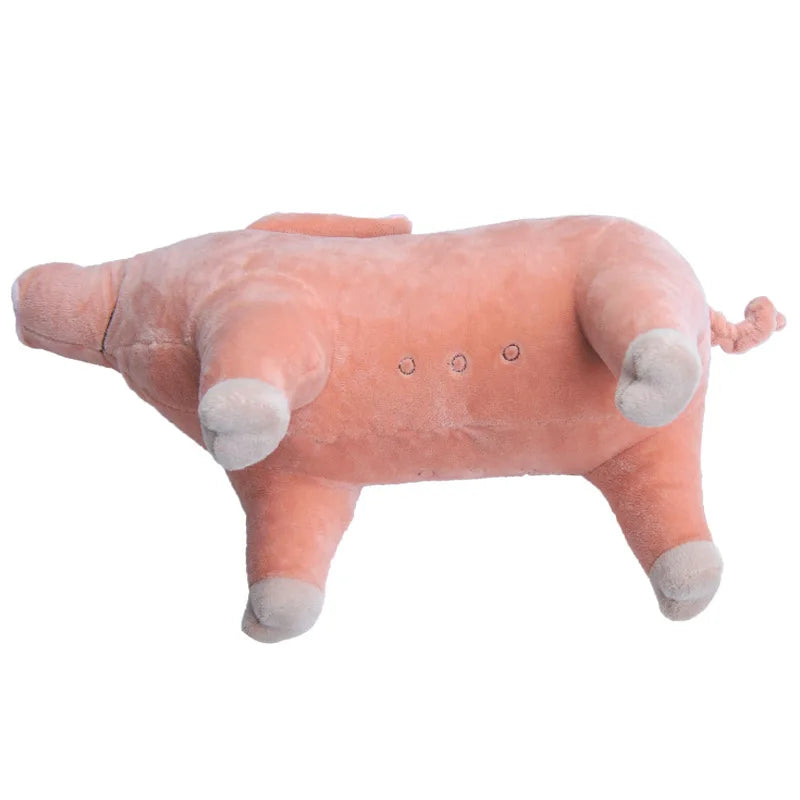 Plush Pig Soothing Sleeping Toys for Small Dogs French Bulldog Bite Molar Venting Supplies Puppy Dog Playing Toy
