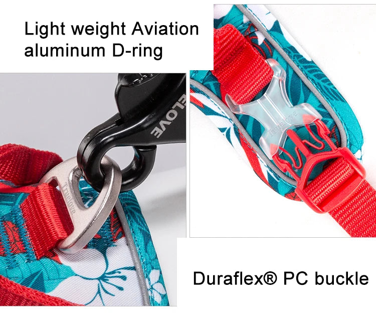 Dog Harness Camouflage Reflective Nylon Special Edition and Upgrade Version Easy to Adjust TLH5653, Explosion-proof Harness