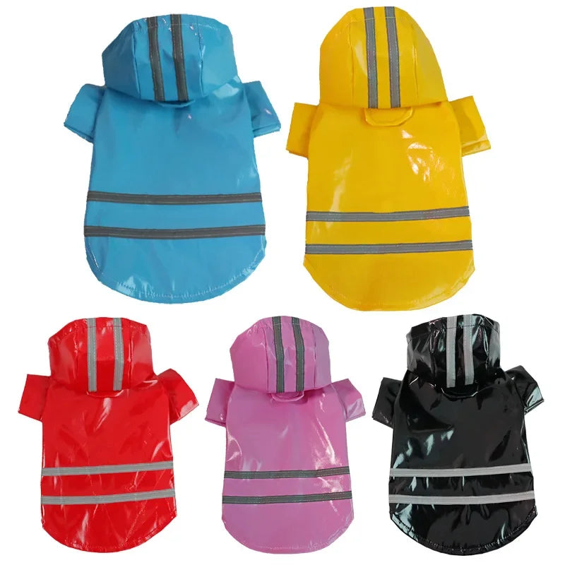 Summer Outdoor Puppy Pet Rain Coat Small Hoody Waterproof Jackets Raincoat for Dogs Cats Apparel Clothes