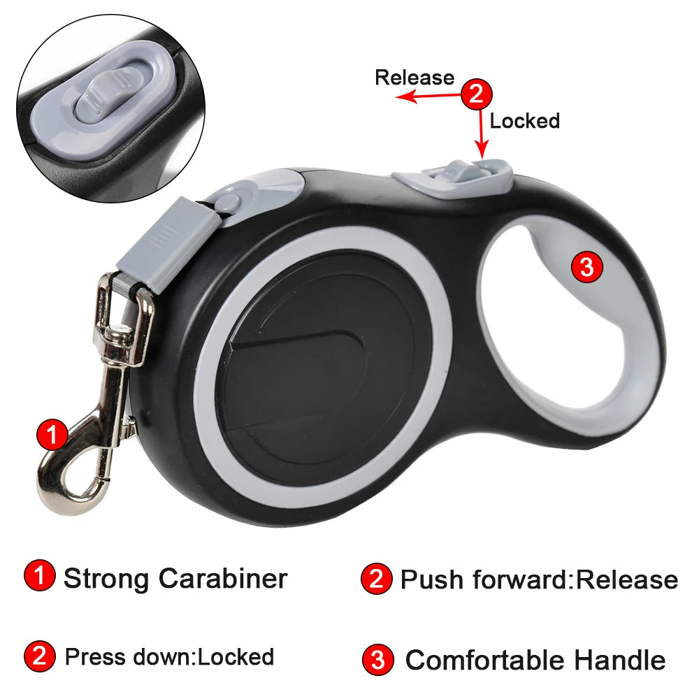 Dog Leash Retractable 8m Pet Extendable Strap Outdoor Training Puppy Traction Belt For Small Dogs Pug Product