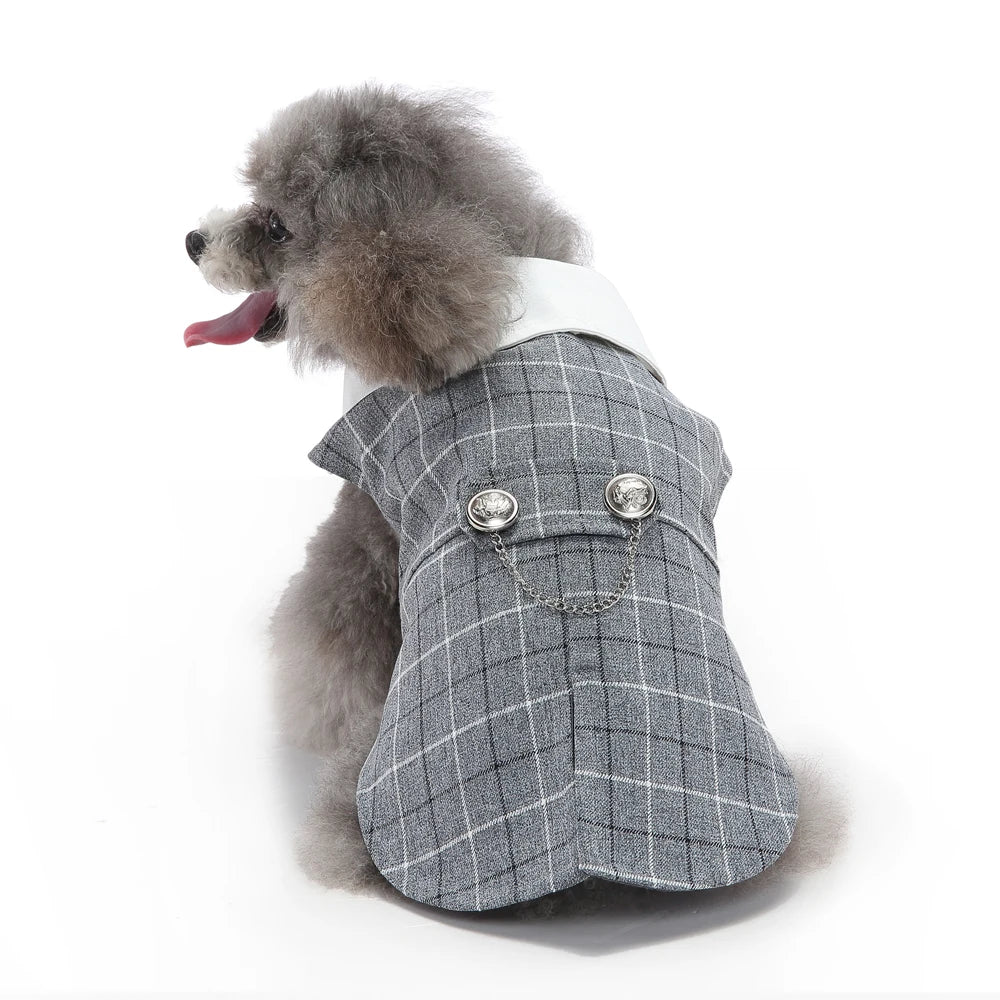 Dog Costume For Small Dogs and Medium Dogs Halloween Apparel Dog Wedding Outfit Clothes Wedding Shirt Clothes Formal Tuxedo