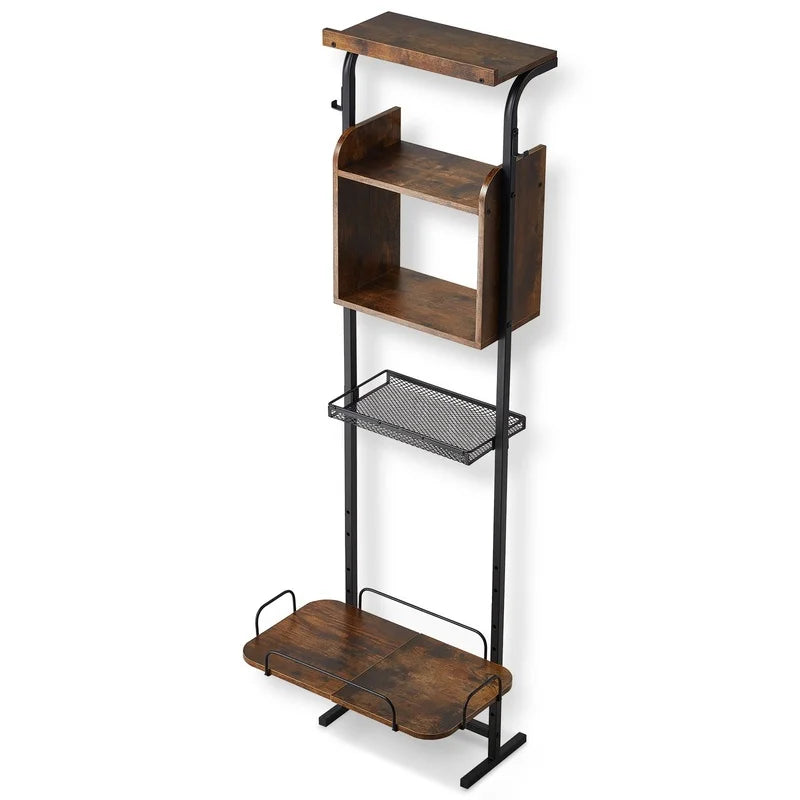 Raised Dog Feeding Station with Storage and Toy Organizer for Dry Food Bowl