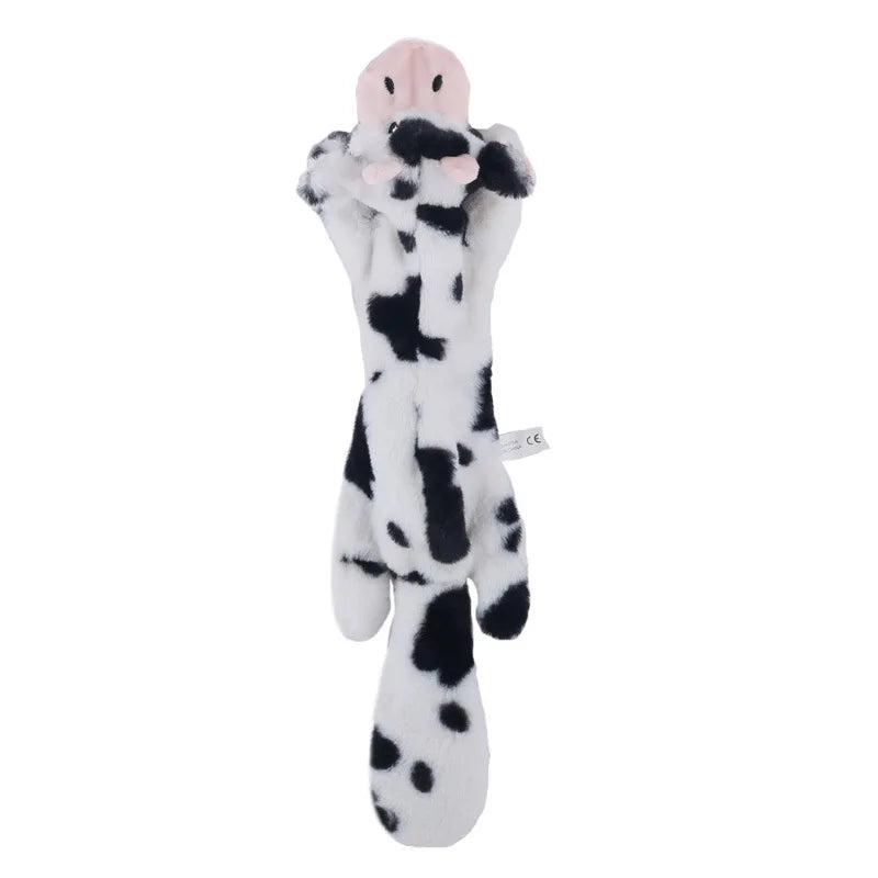 Interactive Chewy Plush Animal and Dinosaur Shaped Toys for Small Dogs