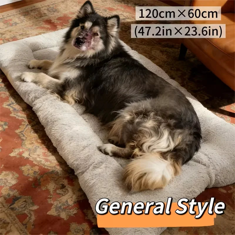 All Season Thickened Plush Dog Bed - Spacious Anti-Slip Pet Sofa for Small and Medium Dogs - Super Soft Washable Polyester