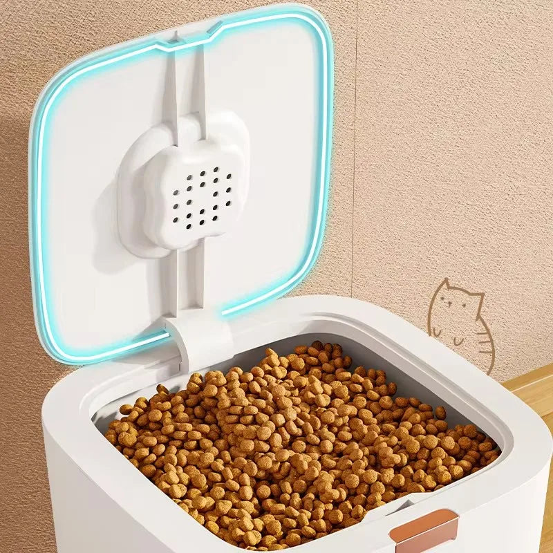 Dog Food Storage Bin for Sealing in Freshness and Keeping Out Moisture Any Hard Pet Food