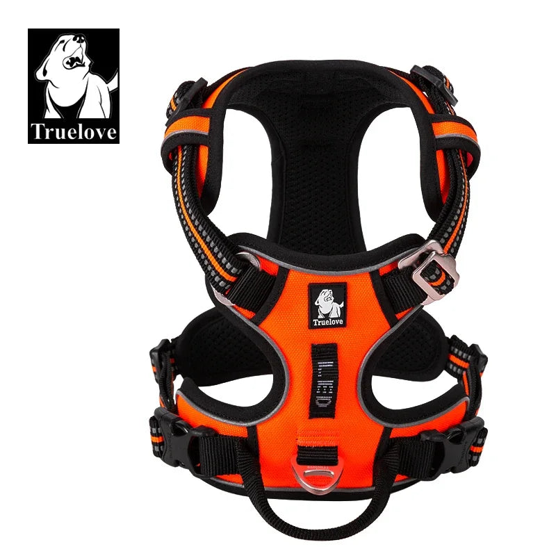 Dog Harness Camouflage Reflective Nylon Special Edition and Upgrade Version Easy to Adjust TLH5653, Explosion-proof Harness