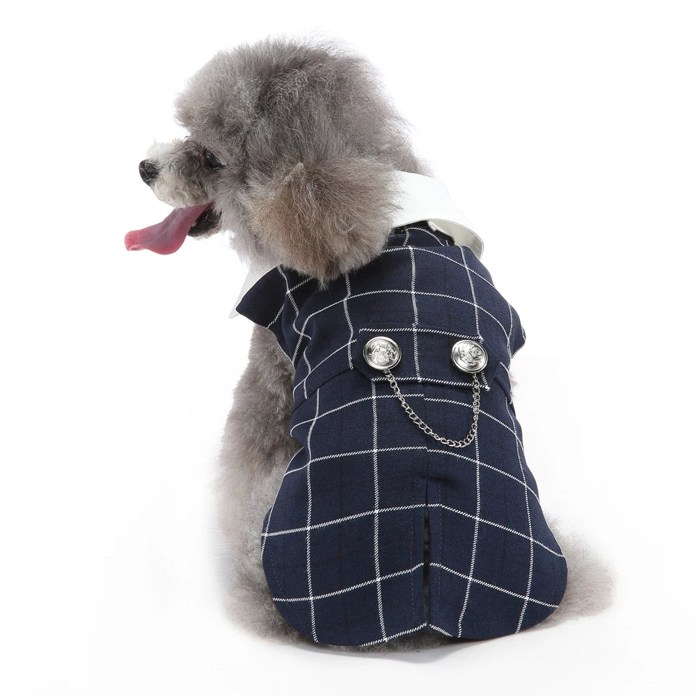 Dog Costume For Small Dogs and Medium Dogs Halloween Apparel Dog Wedding Outfit Clothes Wedding Shirt Clothes Formal Tuxedo