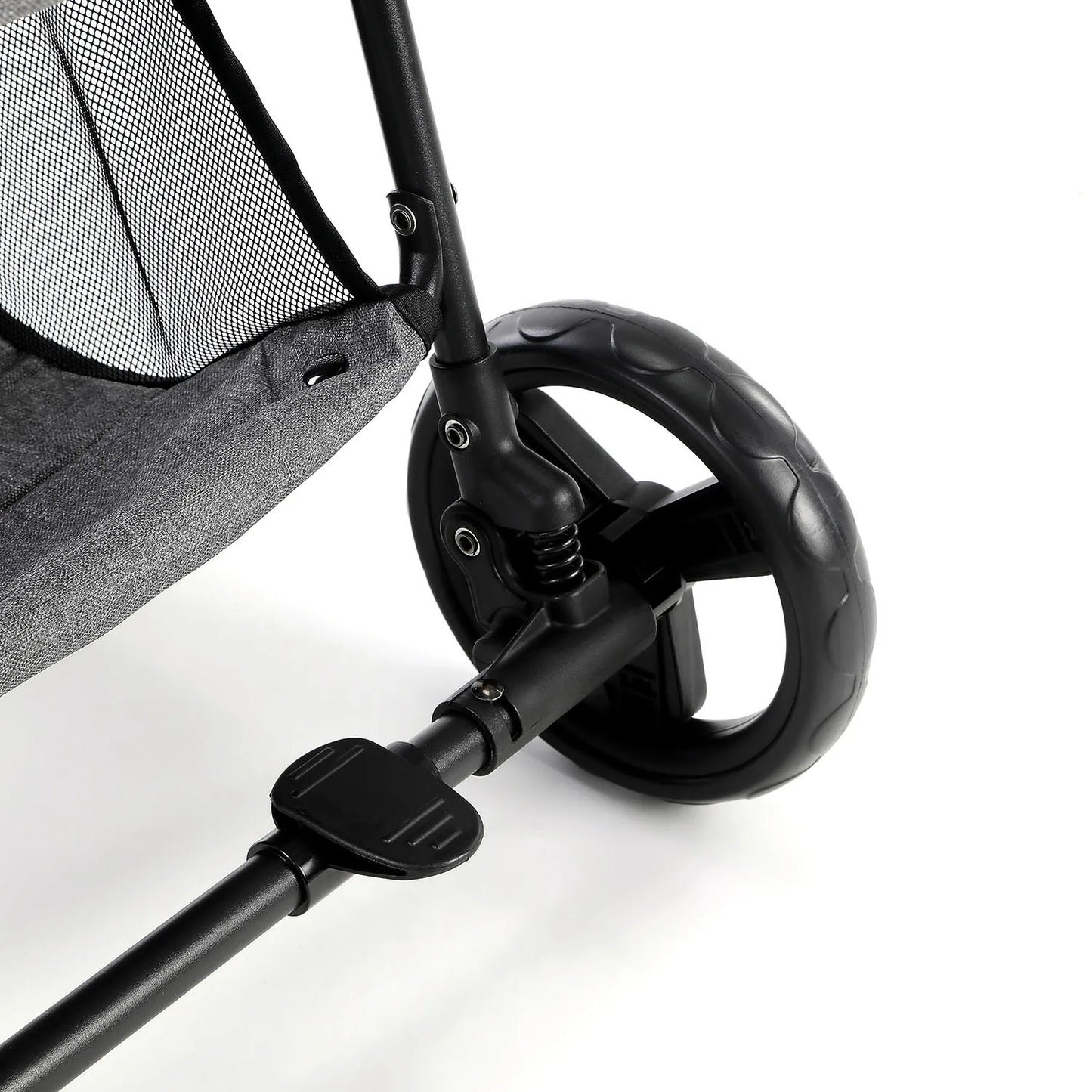 3 in 1 Pet Stroller with Removable Carrier, Folding Stroller for Small/Medium Dogs, Waterproof, All-Terrain, with Sun Screen