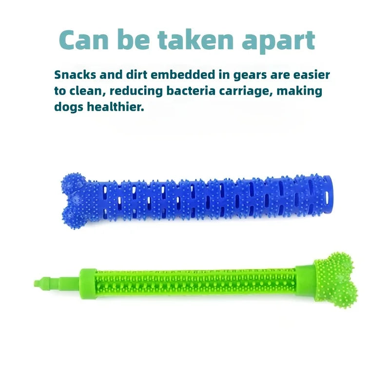 Pet Teeth Grinding Toy for Dogs, Dental Chew Stick Bite Training Toy for Cats & Dogs, Cleaning Chew Christmas Gift