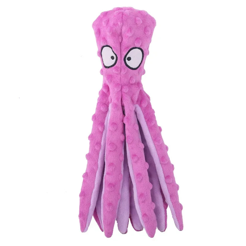 Interactive Chewy Plush Animal and Dinosaur Shaped Toys for Small Dogs