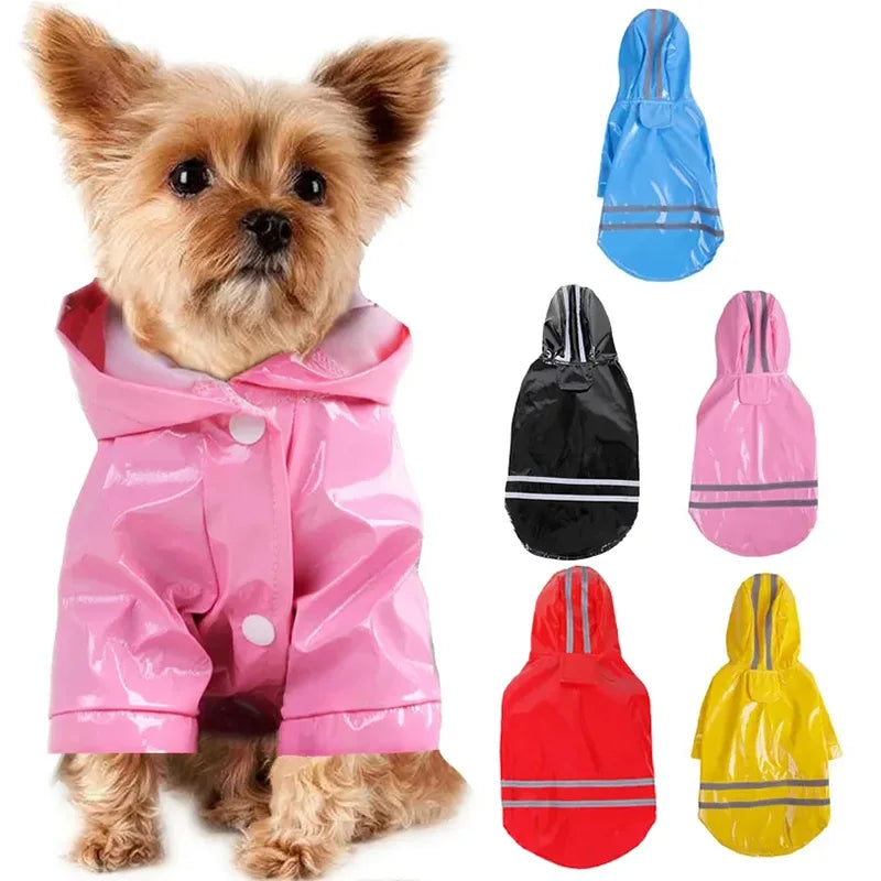 Summer Outdoor Puppy Pet Rain Coat Small Hoody Waterproof Jackets Raincoat for Dogs Cats Apparel Clothes