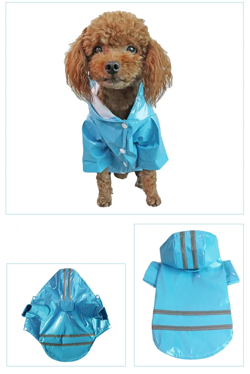 Summer Outdoor Puppy Pet Rain Coat Small Hoody Waterproof Jackets Raincoat for Dogs Cats Apparel Clothes