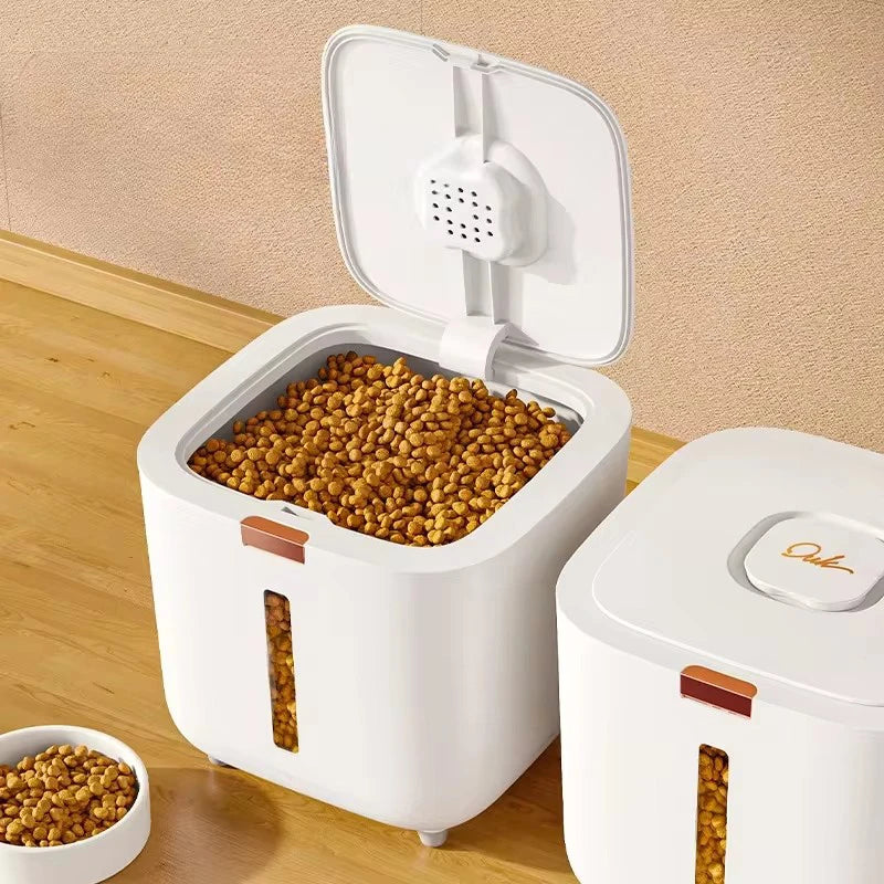 Dog Food Storage Bin for Sealing in Freshness and Keeping Out Moisture Any Hard Pet Food