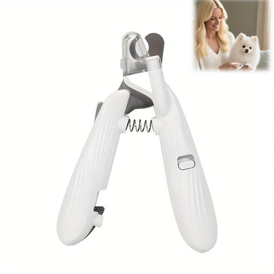 Pet Nail Clippers for Dogs & Cats, Stainless Steel Sharp Blade, Safe & Easy Grooming Tool for Home Use