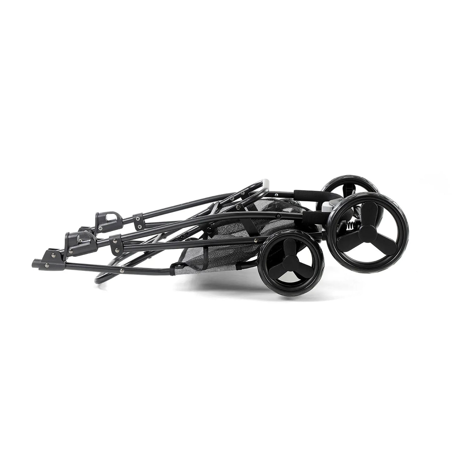 3 in 1 Pet Stroller with Removable Carrier, Folding Stroller for Small/Medium Dogs, Waterproof, All-Terrain, with Sun Screen