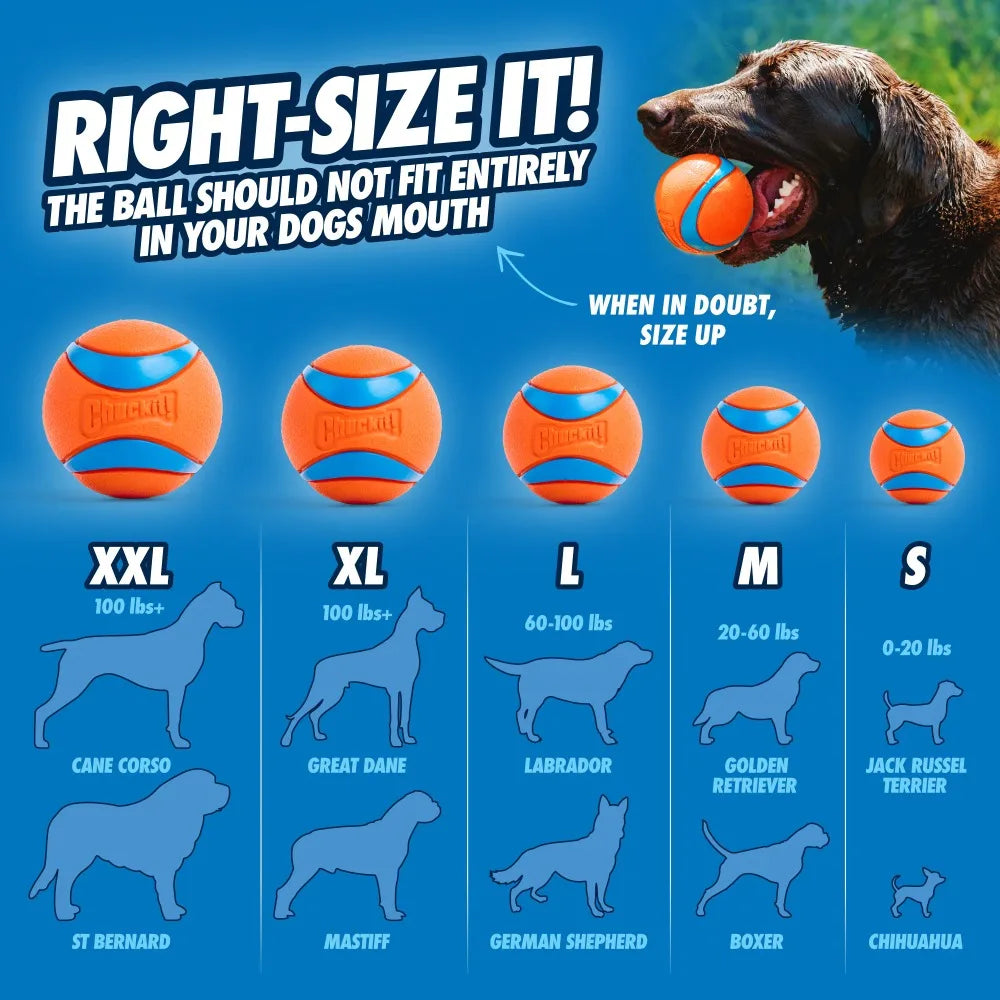 Dog Tug Toy with Ball and Pull Strap Interactive Chew Toy for Aggressive Chewers All Sized Dogs Tough Durable Rubber Ball for Tug of War Fetch Outdoor Play Teeth Cleaning