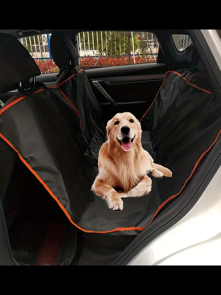 Dog Car Seat Cover for Back Seat, Oxford Cloth Durable Scratchproof Dog Hammock, Pet Seat Cover Protector for Cars, Trucks and SUVs