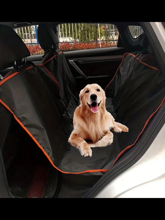 Dog Car Seat Cover for Back Seat, Oxford Cloth Durable Scratchproof Dog Hammock, Pet Seat Cover Protector for Cars, Trucks and SUVs