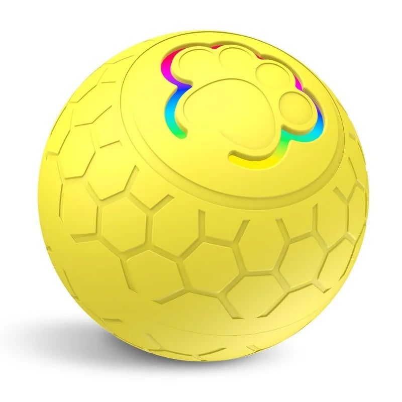 Smart Interactive Dog Toy Ball Electronic Pet Toy Ball Automatic Bouncing Rolling Toy Ball With Lights Puppy Product