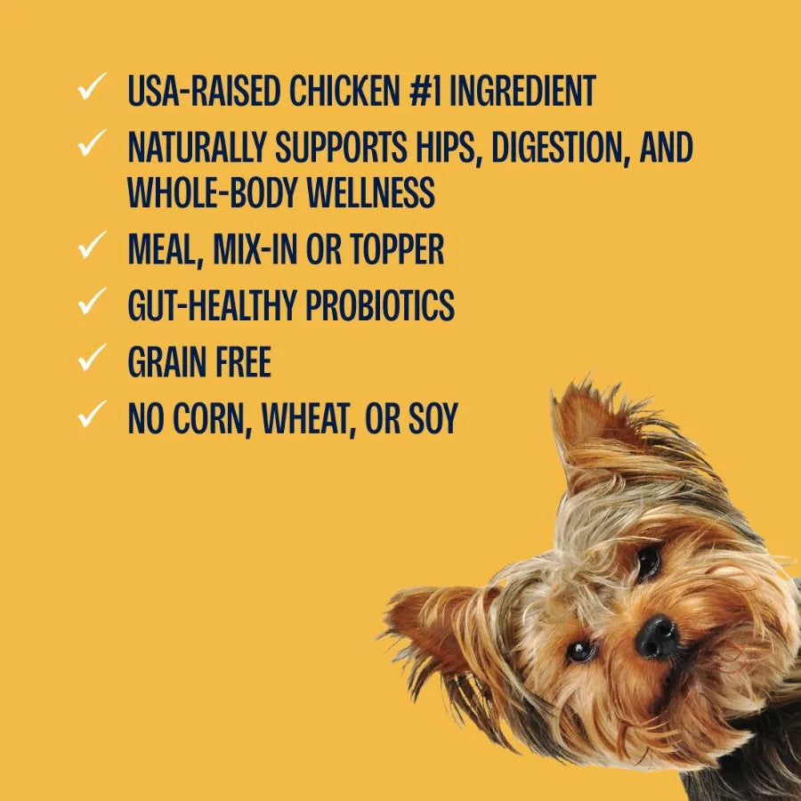 Perfect Balance Chicken Bites Freeze-Dried Dog Food, for All Life Stages, use as a Meal, Meal Topper or Training Treat, 12 oz P