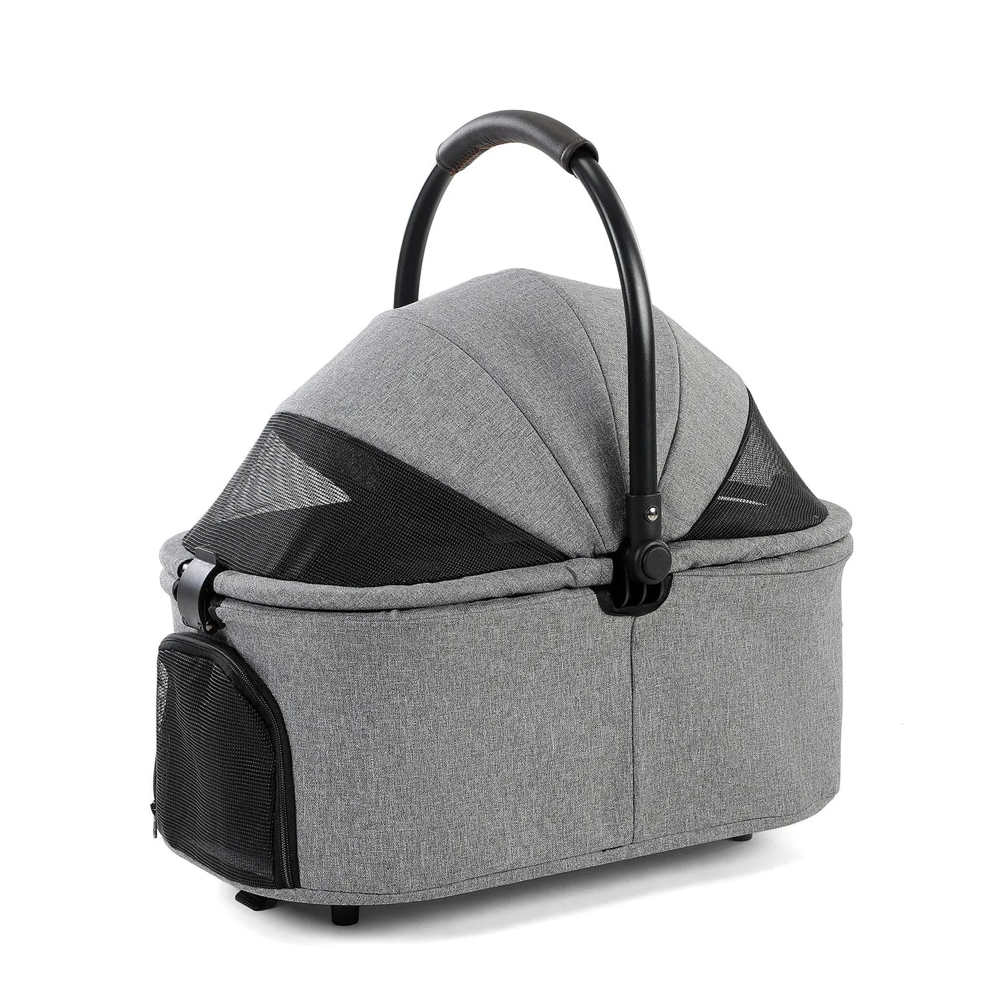 3 in 1 Pet Stroller with Removable Carrier, Folding Stroller for Small/Medium Dogs, Waterproof, All-Terrain, with Sun Screen