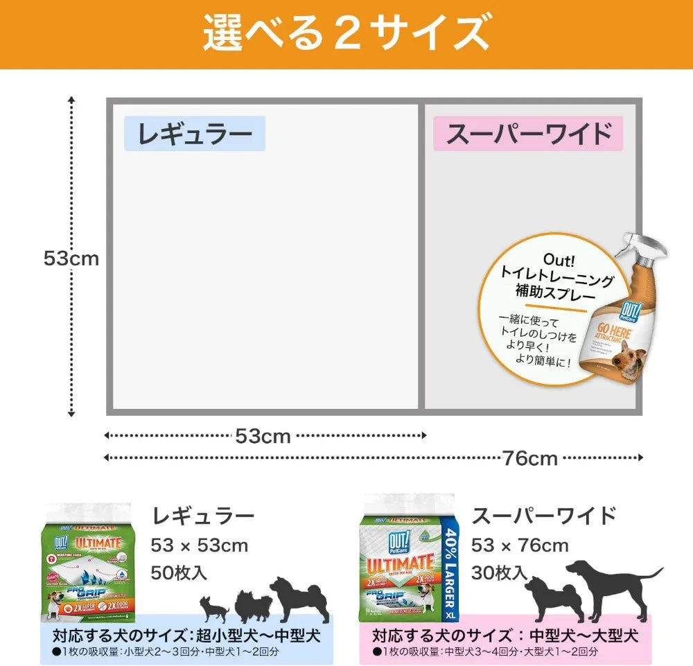 Large Disposable Dog Pee Pads, 21x21, 50 Count, Leak Proof Quilted Training Pads with Pro-Grip, Fast Drying, Non Slip, Indoor Pet Potty Supplies