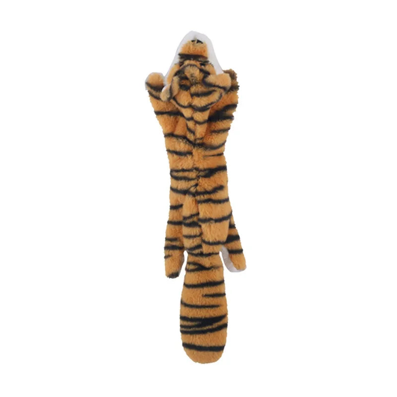 Interactive Chewy Plush Animal and Dinosaur Shaped Toys for Small Dogs