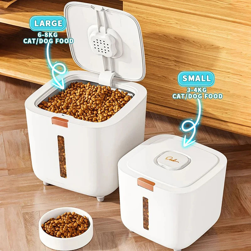 Dog Food Storage Bin for Sealing in Freshness and Keeping Out Moisture Any Hard Pet Food