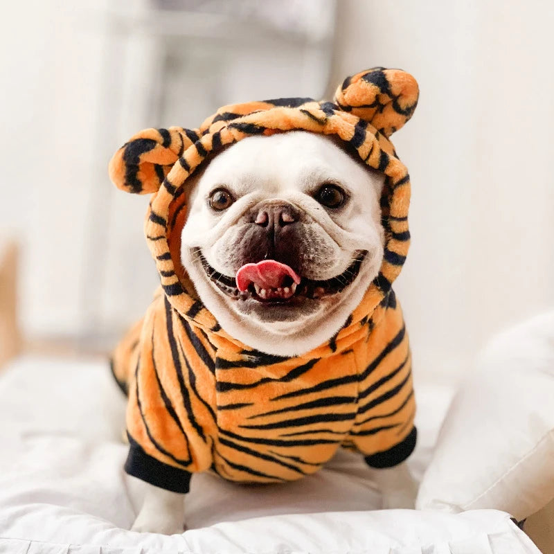 Pet Dog Clothes Soft Warm Fleece Dogs Jumpsuits, Pet Clothing for Small Dogs Puppy, Hoodies Chihuahua Yorkshire Costume Coats