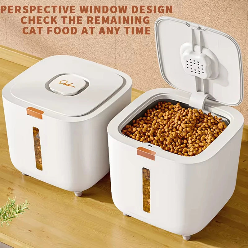 Dog Food Storage Bin for Sealing in Freshness and Keeping Out Moisture Any Hard Pet Food
