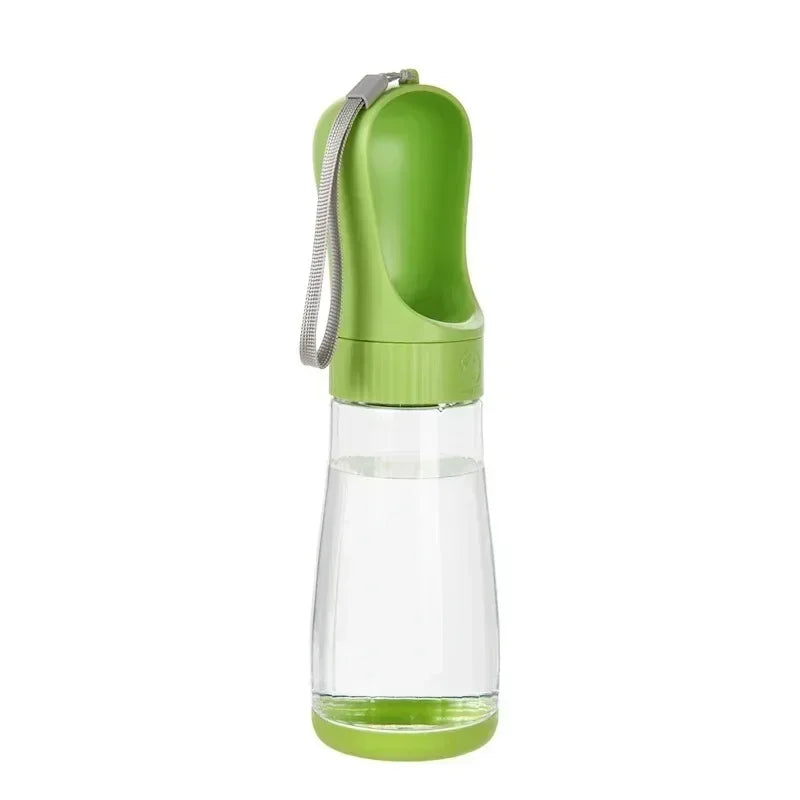 Portable Dog Water Bottle 320ML With Food Container Travel 2 in 1 Pet Water Dispenser For Small, Medium, and Large Dogs Drinking Bowls