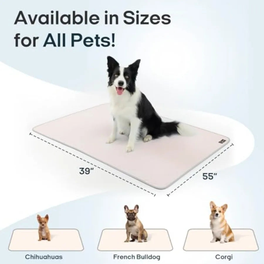 Premium Cooling Blanket for Dogs-Lightweight Fluffy Pet Throw and Bed Cover, Cooling Mat for Dogs and Puppies - Breathable,