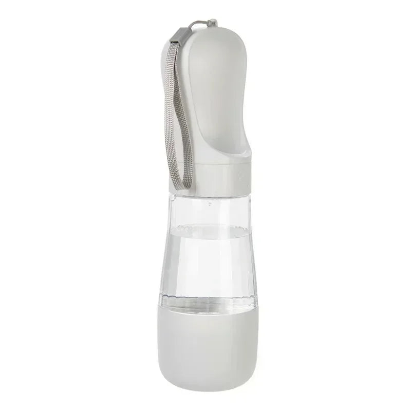 Portable Dog Water Bottle 320ML With Food Container Travel 2 in 1 Pet Water Dispenser For Small, Medium, and Large Dogs Drinking Bowls