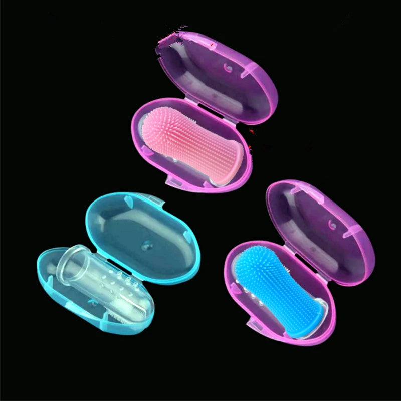 Super Soft Dog Toothbrushes Cleaning Finger Brush For Dog  Grooming Nontoxic  Toothbrush  Dental Care Products