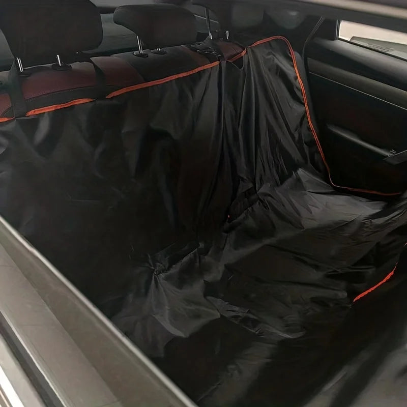 Dog Car Seat Cover for Back Seat, Oxford Cloth Durable Scratchproof Dog Hammock, Pet Seat Cover Protector for Cars, Trucks and SUVs