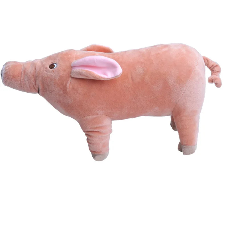Plush Pig Soothing Sleeping Toys for Small Dogs French Bulldog Bite Molar Venting Supplies Puppy Dog Playing Toy