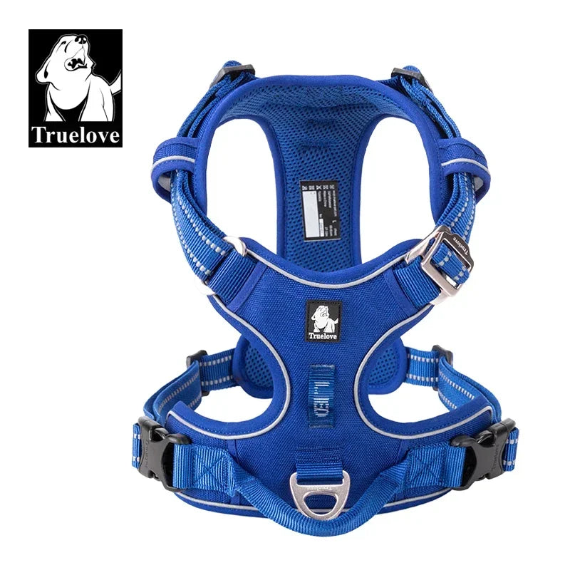 Dog Harness Camouflage Reflective Nylon Special Edition and Upgrade Version Easy to Adjust TLH5653, Explosion-proof Harness