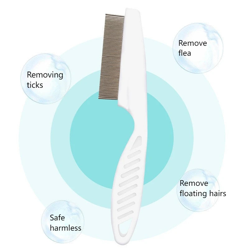 Professional Flea Comb for Dogs, Effective Grooming Tool for Removing Fleas and Ticks