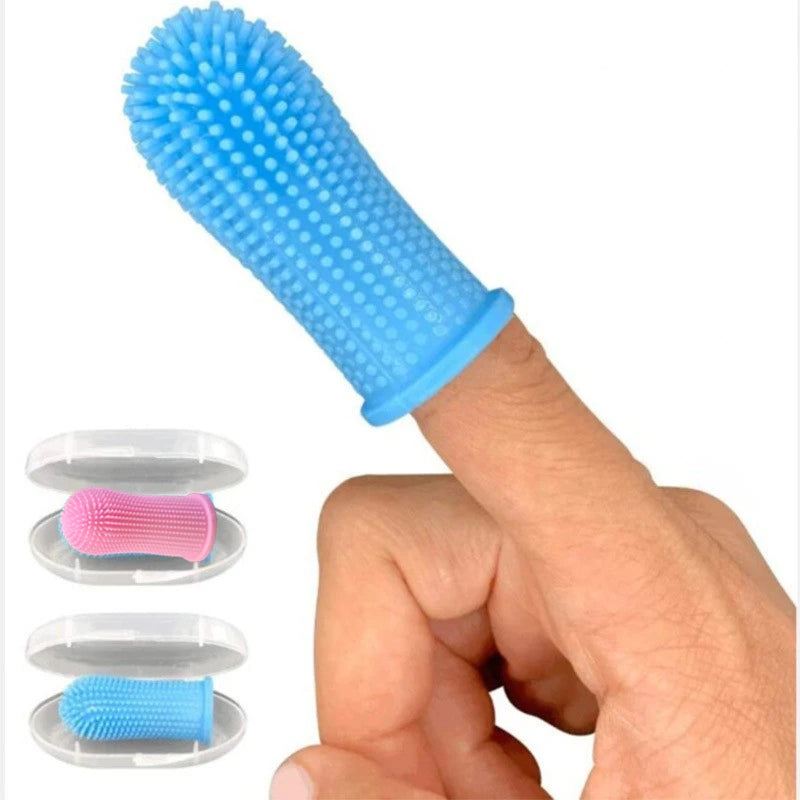 Super Soft Dog Toothbrushes Cleaning Finger Brush For Dog  Grooming Nontoxic  Toothbrush  Dental Care Products