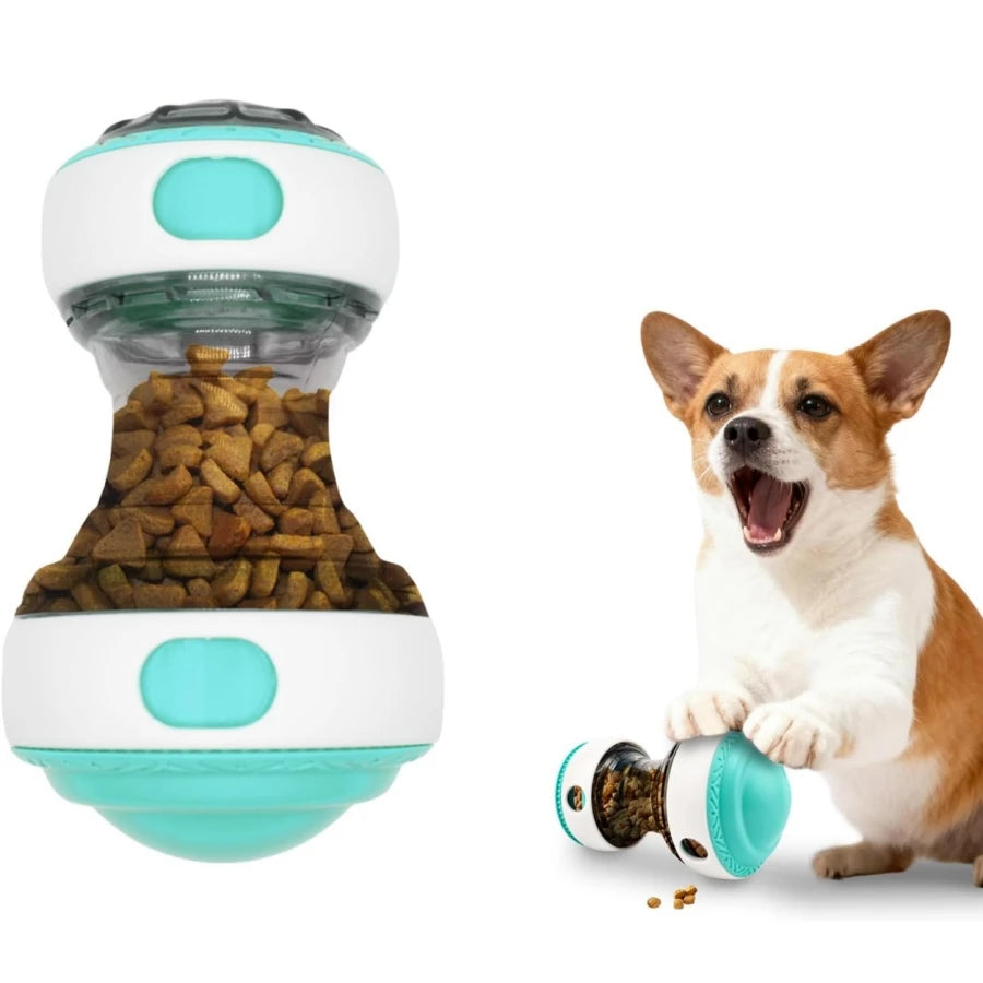 Interactive Dog Treat Dispenser Toy Dog Puzzle Rolling Leak Food Ball Toy Durable Chew Tooth Healthy Ball Suitable for All Breed