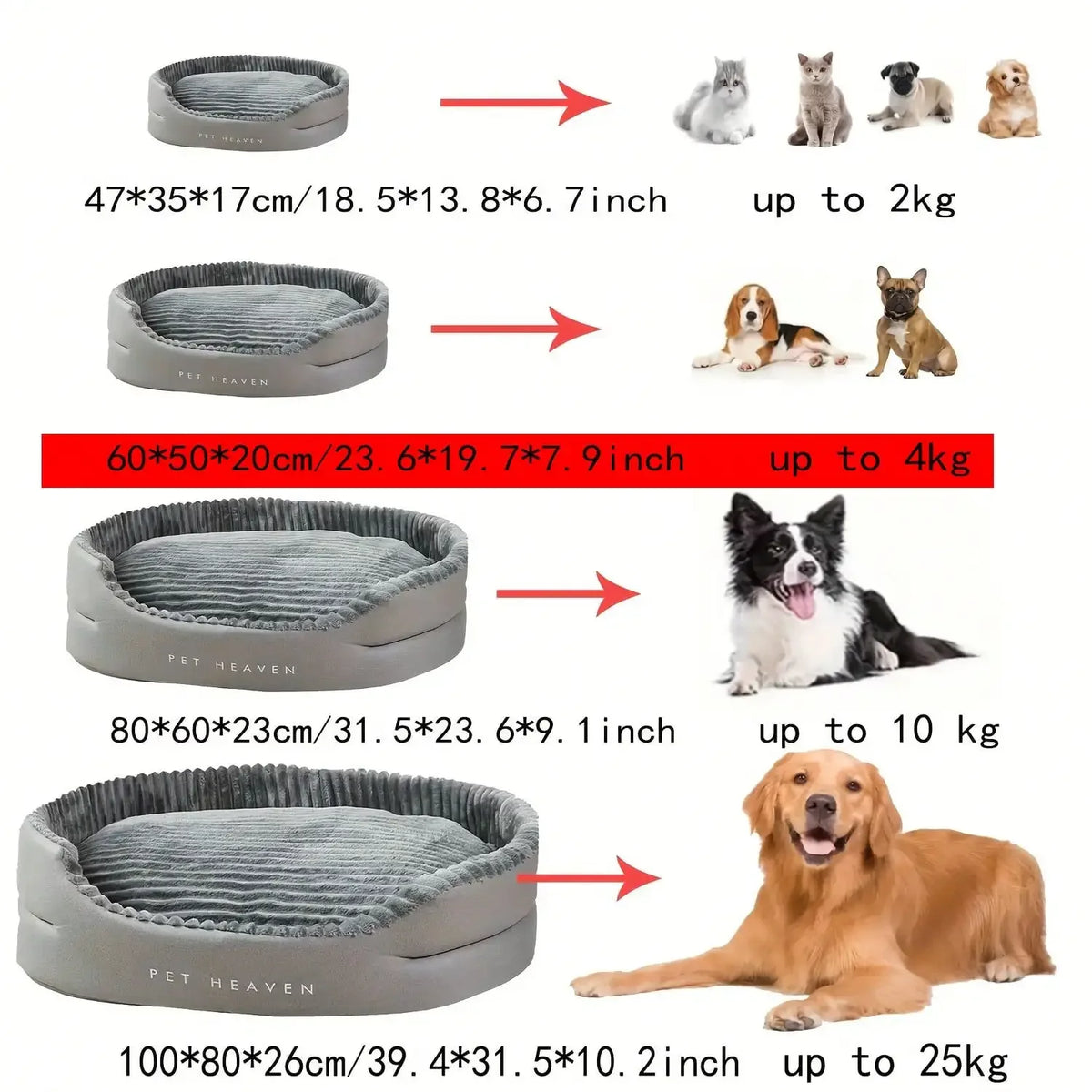 Machine-Washable Soft & Cozy Pet Bed – All-Season Dog & Cat House With Warm Mat | Plush Comfort, Great For Any Season, For Small/Medium/Large Pets, Indoor Outdoor Use