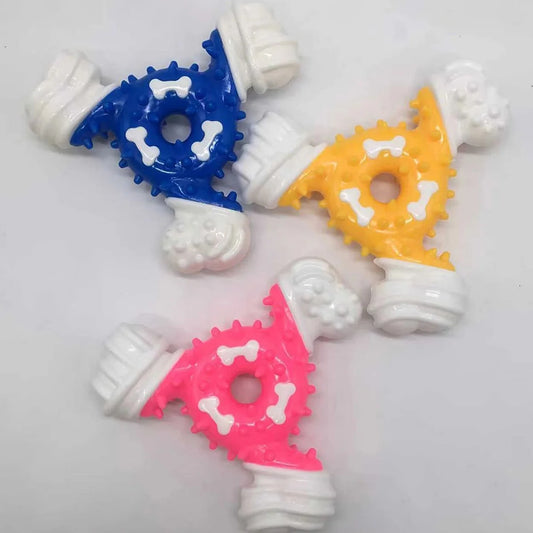 Durable Dog Chewing Toy for Teeth Cleaning and Grinding Promotes Healthy Chewing Interactive Pet Toy for Relieve Boredom for Dog