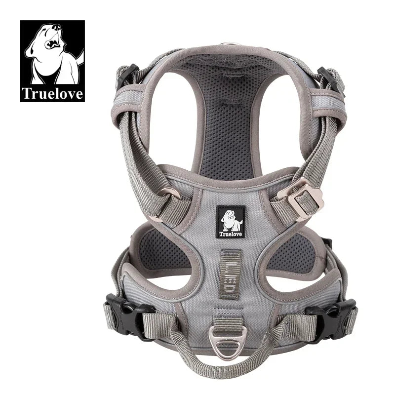 Dog Harness Camouflage Reflective Nylon Special Edition and Upgrade Version Easy to Adjust TLH5653, Explosion-proof Harness