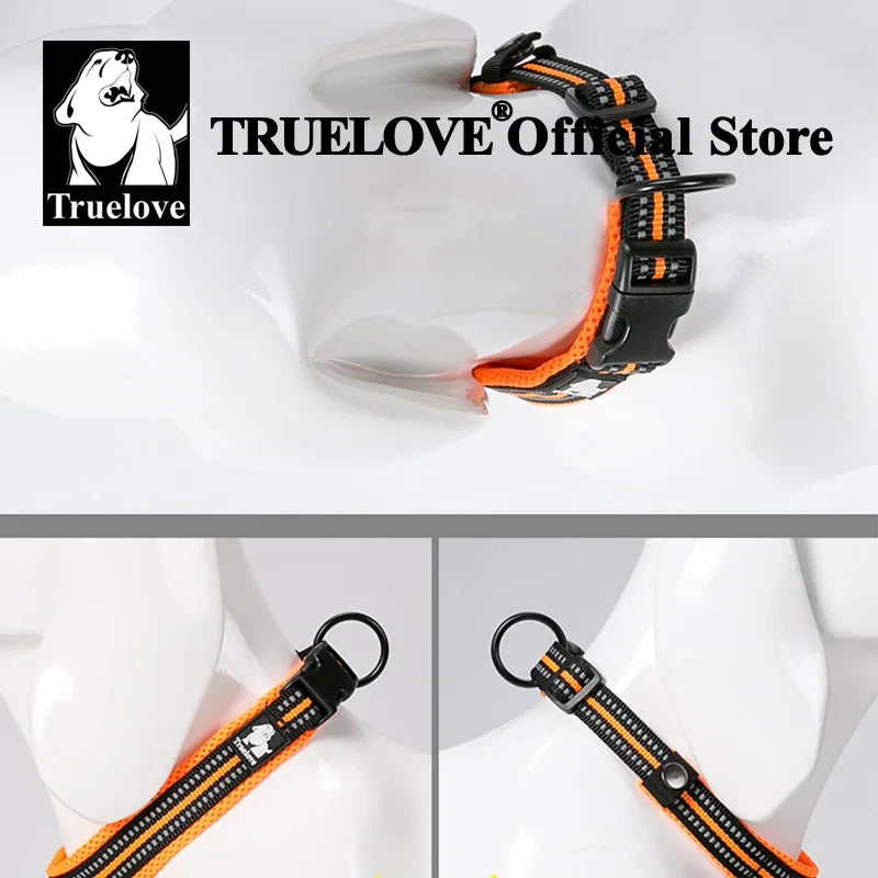 Pet Dog Collar Nylon Adjustable Webbing Padded Soft Reflective Durable Heavy Duty Training Custom Luxury