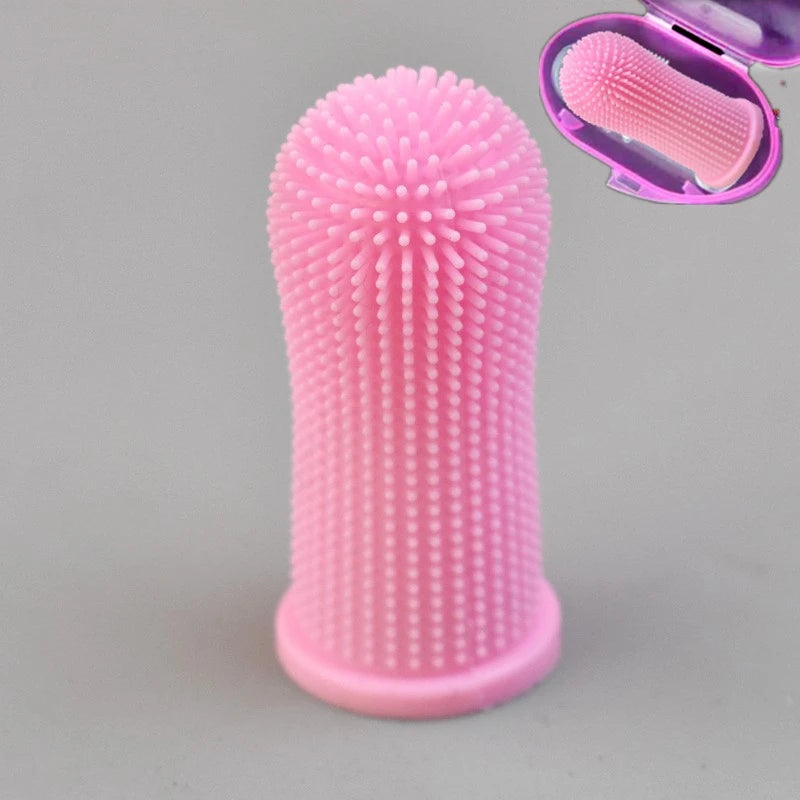 Super Soft Dog Toothbrushes Cleaning Finger Brush For Dog  Grooming Nontoxic  Toothbrush  Dental Care Products