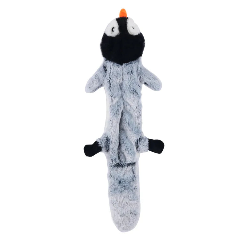 Interactive Chewy Plush Animal and Dinosaur Shaped Toys for Small Dogs