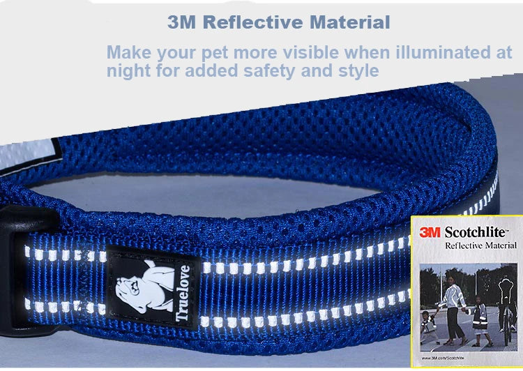 Dog Walking Collar Comfort Padded with Buckle Nylon Traveling Collar Tactical Dog Supplies 11 Colors Size XXS-XXXL