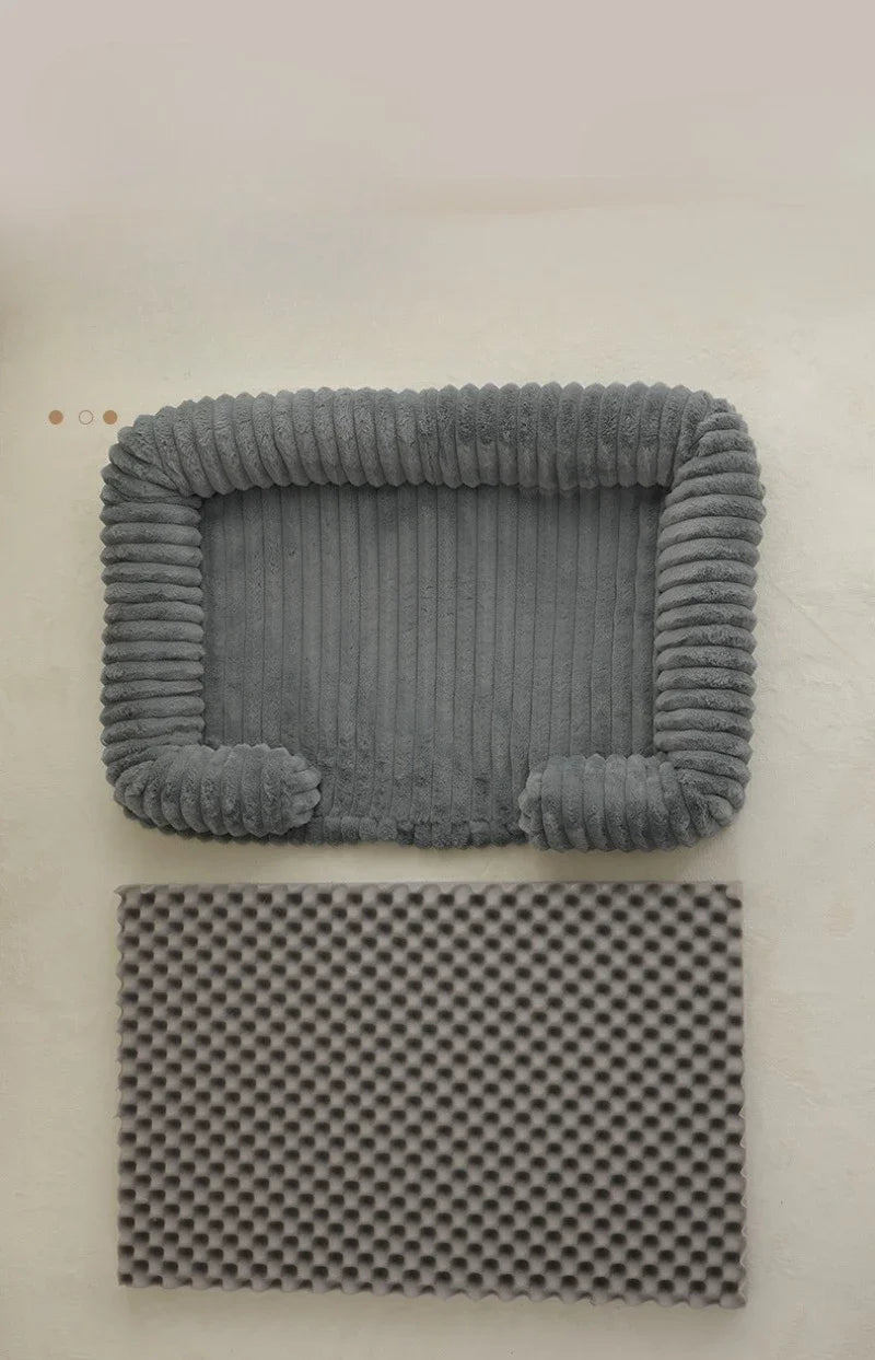 Calming Dog Bed Orthopedic Memory Foam Sofa Couch Waterproof Removable Cover Plush Mat for Small, Medium, and Large Dogs